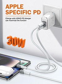 LDNIO  Lightning  USB-C LC601I, 30W PD, 1m,  6933138601143