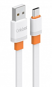 CELEBRAT  USB-C  USB CB-33C, flat, 15W, 1m,  CB-33A-C-WH