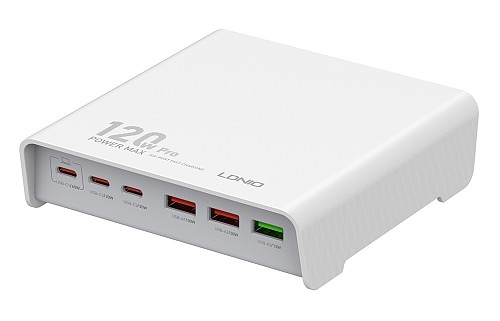 LDNIO   Q605, 3x USB-C & 3x USB, 120W, PD/QC,  6933138601488