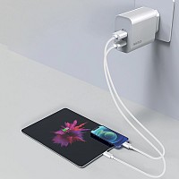 Universal   USB-A QC3.0 & USB-C PD3.0 30W,    NOD E-WALL AC30