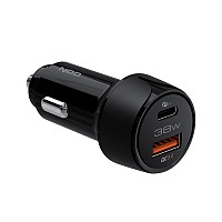 Universal   USB-A QC3.0 & USB-C PD3.0 38W,    NOD E-CAR AC38