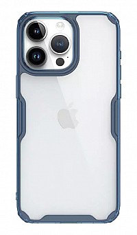 NILLKIN θήκη Nature Pro για iPhone 15 Pro Max, διάφανη-μπλε 6902048265882