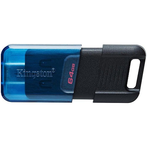 Kingston DataTraveler 80 64GB USB 3.2 Stick Black (DT80M/64GB) (KINDT80M-64GB)