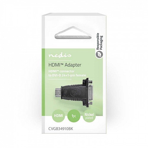  HDMI .- DVI-D  NEDIS CVGB34910BK