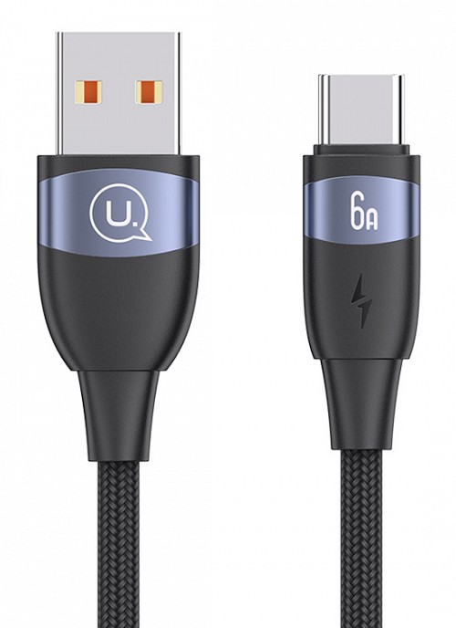 USAMS καλώδιο USB-C σε USB US-SJ630, 66W, 480Mbps, 1.2m, μαύρο SJ630USB01