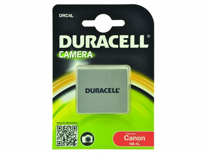 Digital Camera Battery 3.7V 720mAh Duracell DRC4L