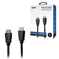 Καλώδιο High Speed HDMI με Ethernet 10.2Gbps, HDMI αρσ. - HDMI αρσ., 5m NOD HC10-5C