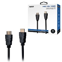 Καλώδιο High Speed HDMI με Ethernet 10.2Gbps, HDMI αρσ. - HDMI αρσ., 10m NOD HC10-10C