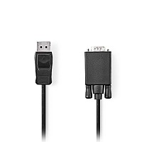   DisplayPort . - VGA ., 1.00m.,    NEDIS CCGL37301BK10