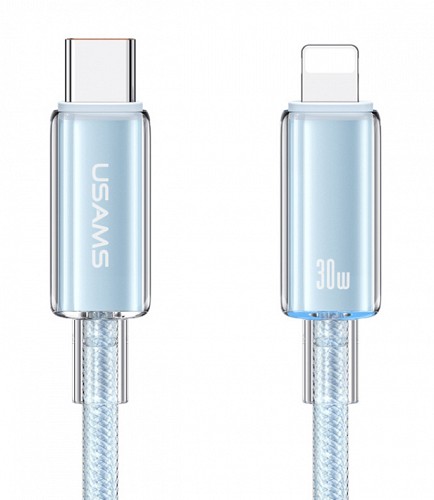 USAMS  Lightning  USB-C US-SJ659, 30W, 480Mbps, 1.2m,  SJ659USB03