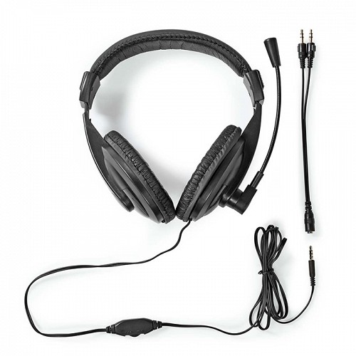  over-ear headset   1.80m,    NEDIS CHST210BK