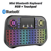 Mini Bluetooth/USB Keyboard RGB + Touchpad 0824.070