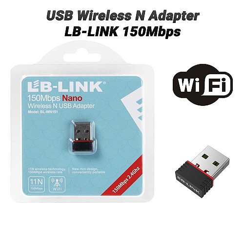 USB Wireless N Adapter LB-LINK 150Mbps 0824.071