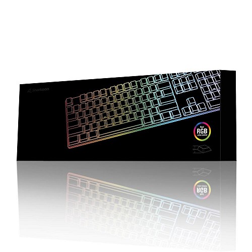 Sharkoon PureWriter TKL RGB Gaming   Tenkeyless  Kailh Red   RGB   US (PUWRTKLRGBRD) (SHRPUWRTKLRGBRD)