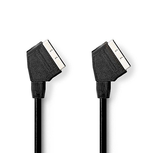 Nedis Cable Scart male - Scart male 2m (CVGB31000BK20) (NEDCVGB31000BK20)