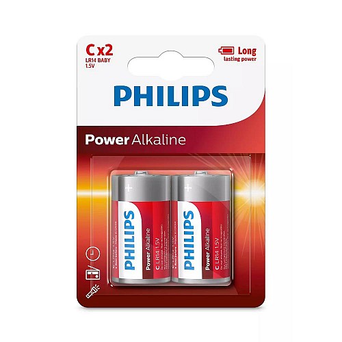 Philips Power   C 1.5V 2 (LR14P2B/10) (PHILR14P2B-10)