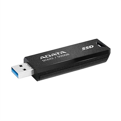 Adata SSD External SC610 500GB USB3.2a Gen2 Black (SC610-500G-CBK/RD) (ADASC610-500G-CBK-RD)