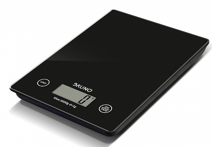 BRUNO BRN-0208 Ψηφιακή Ζυγαριά Κουζίνας 1gr/5kg Scale in Black BRN-0208