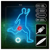 Neon Plexi LED Forever Light FPNE31 FOOTBALLER (USB/ & On/Off) 