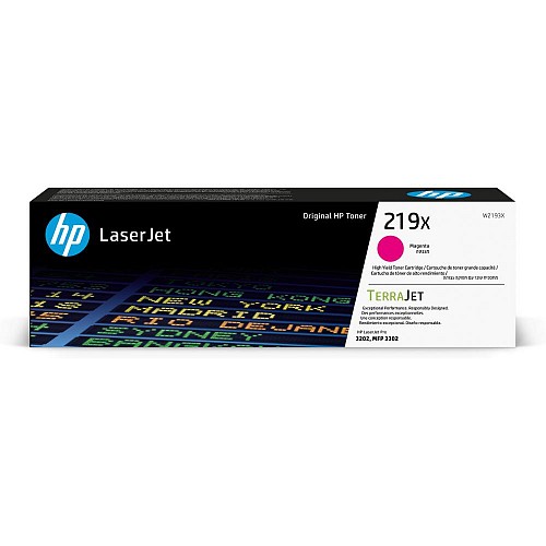 HP 219X Magenta LaserJet Toner Cartridge High Capacity (W2193X) (HPW2193X)