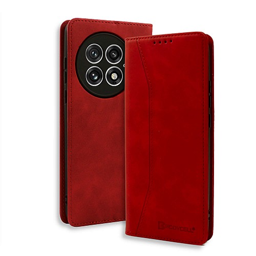 Bodycell Book Case Pu Leather OnePlus 13 5G Red