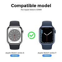  PC  Tempered Glass Ahastyle WG115 Apple Watch 7/8/9 45mm Upgrade  Ultra 