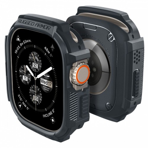 SPIGEN RUGGED ARMOR APPLE WATCH ULTRA 1/2 49mm dark grey