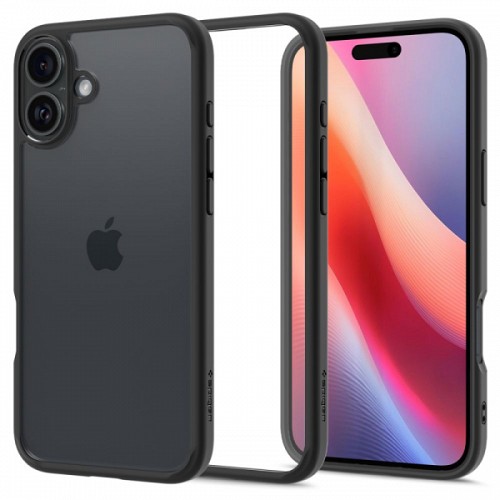 SPIGEN ULTRA HYBRID IPHONE 16 PLUS matte black backcover