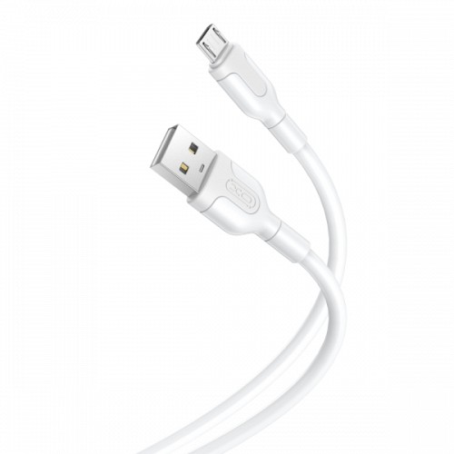 XO USB TO MICRO USB NB212 DATA CABLE 1m 2.1A white