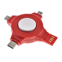 Charging Spinner 4 in 1 Red-White G514