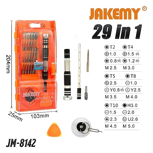 Κατσαβίδι με σετ μυτών Jakemy JM-8142 T011