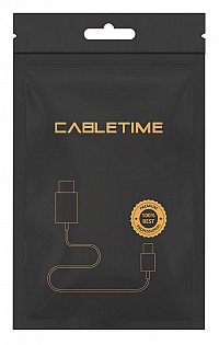 CABLETIME καλώδιο ήχου 3.5mm CT-P11GN, AUX, 3m, μαύρο 5210131039274