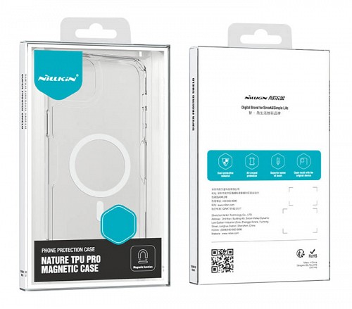 NILLKIN θήκη Nature Pro Magnetic για iPhone 15 Plus, διάφανη 6902048265936