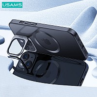 USAMS θήκη Geying US-BH854 για iPhone 15, διάφανη/μπλε IP15GY02