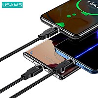 USAMS  USB-C  USB-C US-SJ567, 100W PD, 1.2m,  SJ567USB01