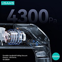 USAMS   US-ZB259, LED, 55W 4300Pa, 4000mAh ,  XCQZB25901