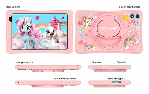 TECLAST tablet P85T Kids, 8 HD, 4/64GB, Android 14, 5000mAh,  P85T-KIDS-PK