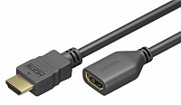 GOOBAY καλώδιο προέκτασης HDMI 61310 Ethernet, 4K/60Hz 18Gbps, 3m, μαύρο 61310