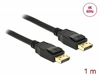 DELOCK  DisplayPort 1.2 83805, 4K/60Hz, 21.6 Gbps, 1m,  83805