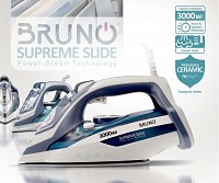 BRUNO σίδερο ατμού Supreme Slide BRN-0146 με κεραμική πλάκα, 3000W BRN-0146