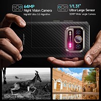 ULEFONE smartphone Armor 25T Pro, 6.78, 6/256GB, 5G, IP68/IP69K, μαύρο ARMOR25TPRO-BK