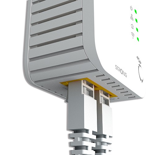 STRONG Powerline Kit POWERLWF600DUOEUV2, 600Mbps, 300Mbps WiFi, 2τμχ POWERLWF600DUOEUV2