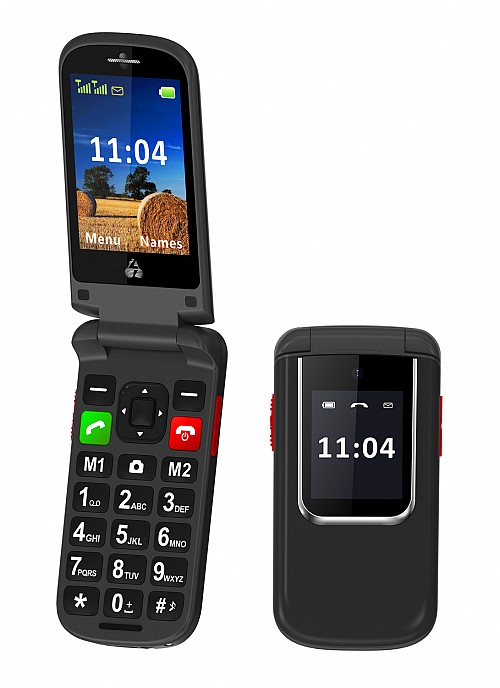 POWERTECH   Sentry 4G Flip, 2.8/1.77, dual SIM,  SOS,  PTM-34