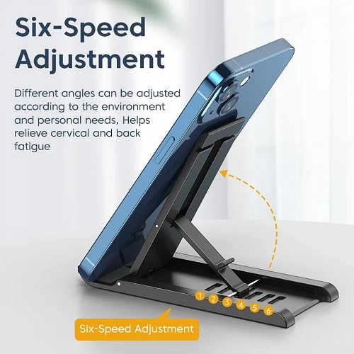 CABLETIME βάση smartphone CT-PH03, foldable, λευκή CT-PH03-PW