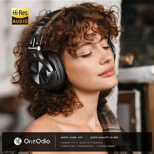 ONEODIO headphones Fusion A70, /, Hi-Res, 40mm,  OA-A70-BK