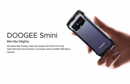 DOOGEE smartphone S Mini, 4.5, 8/256GB, 3000mAh, IP68/IP69K,  SMINI-SL