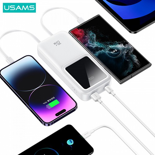 USAMS power bank US-CD212  , 4x , 20000mAh, 20W,  20KCD21202