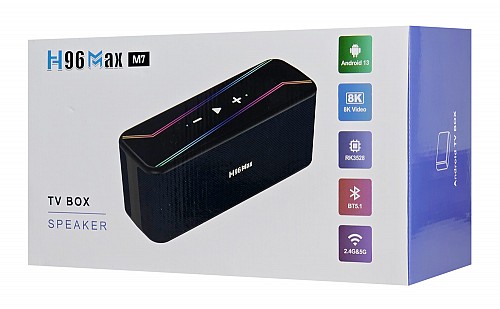 H96 MAX TV Box & ηχείο M7, RK3528, 8K, 4/32GB, WiFi, Bluetooth, Android 13 H96MAX-M7