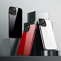 Bodycell Back Cover Glass + Aluminium Bumper For iPhone 12 Mini Black