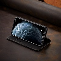 Bodycell Book Case Pu Leather iPhone 12/12 Pro Black